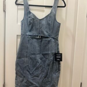 Lulu's Blue Denim Mini Dress